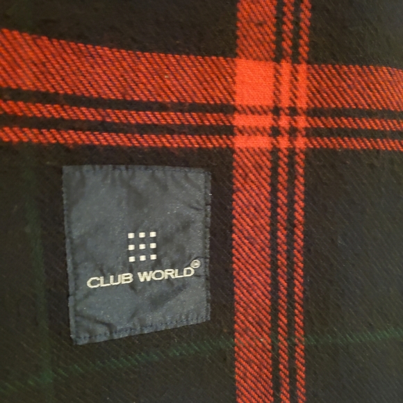 Source Unknown Bedding Vintage British Airways Club World Wool